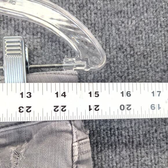 American Eagle Next Level Stretch Distressed Jeans Mens 28x34 Gray 5-Pocket - Picture 10 of 11